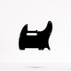 Pickguard Telecaster, Black 3 Ply